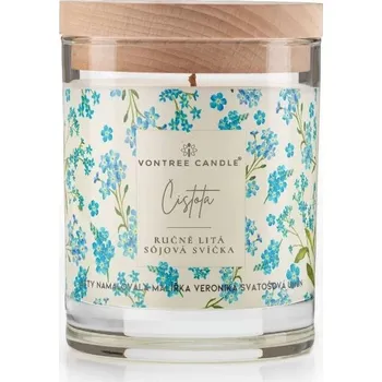 Svíčka VONTREE CANDLE® VONTREE CANDLE Mimóza & Neroli & Gardénie | Čistota | Vonná sójová svíčka