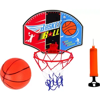 Basketbalový koš Mini basketbalový set s tabulí, obroučkou, míčem a pumpičkou