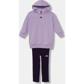 Dětská tepláková souprava adidas JX0202 fialová 04X, vel. 62