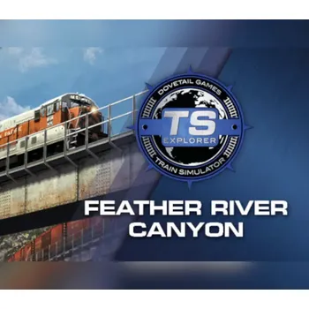 Počítačová hra Train Simulator Classic - Feather River Canyon Route Add-On DLC