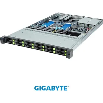 Server Server R163-Z32 1U SP5(300/400W), 1GbE, 12NVMe4/SFF, M.2, 12DDR5, 2PCI-E16(g5), 2OCP3, IPMI, 1k3W rPS (80+ PLAT.)
