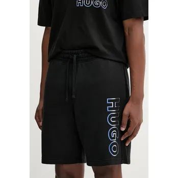 Pánské kraťasy Bavlněné šortky Hugo Blue Nogshort 50549134 černá 99X, vel. M