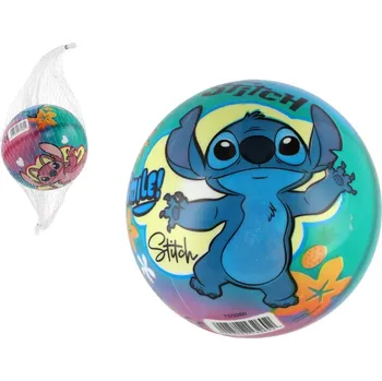 Dětský míč Nafukovací míč Stitch 14 cm v síťce
