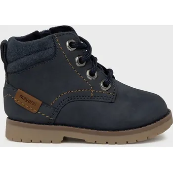 Dívčí zimní obuv Dětské zimní boty z nubuku Mayoral tmavomodrá barva, 42597 42597.63A.Baby.9BYA 59X, EUR 24