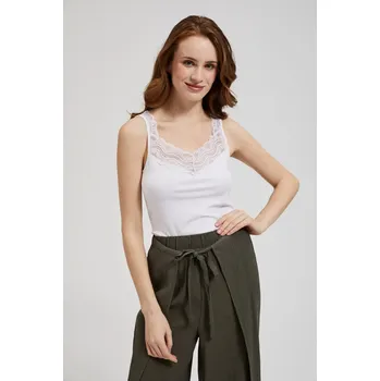 Dámský top MOODO - bílá Marisse bílá | kaki | zelená 2724187