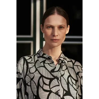 Dámská košile MOODO - černá/bíá Marisse černá | bílá | šedá 2729108