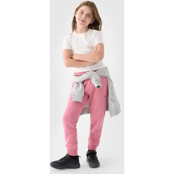 Dívčí tepláky 4F 4F šedá | růžová 3054981