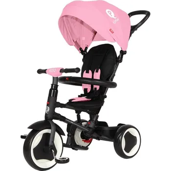 Dětská tříkolka QPlay - Dětská tříkolka 3v1 RITO EVA růžová