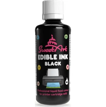 Potravinářské barvivo Dortisimo SweetArt jedlá barva do tiskárny Black (90 g) BPE-003_S01