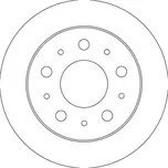 Brzdový kotouč TRW DF4752