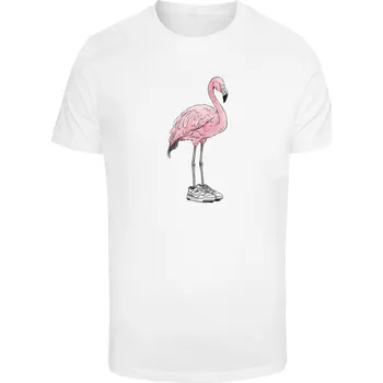 Pánské oblečení Pánské tričko Flamingo Baller - bílé Mister Tee bílá 2732942