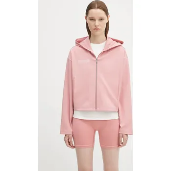 Pánská mikina Mikina Pangaia DNA Double Jersey Zip Up Hoodie 10002361 růžová 34X, vel. L