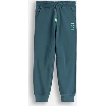 Dětské bavlněné tepláky Coccodrillo ZC5120101VBA zelená 77X, vel. 110