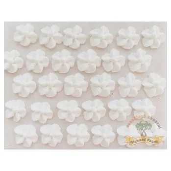 Přisada na vaření a pečení Cukrové květy bílé svatební na platíčku 30ks - Fagos