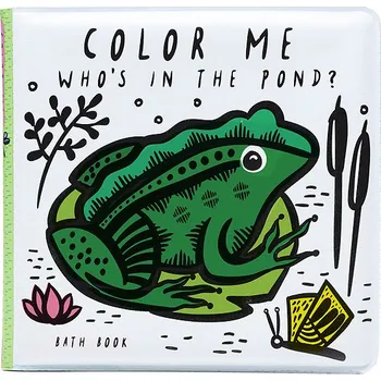 Wee Gallery Knížka do vany - Kdo žije v rybníku?