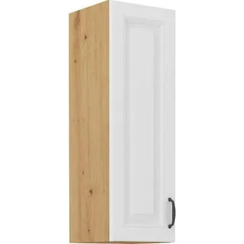 Kuchyňská skříňka Horní skříňka 30 G-90 1F STILO bílá/dub artisan