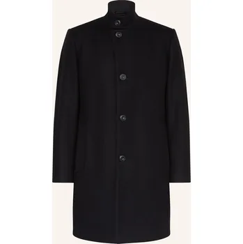 Pánský zimní kabát Hugo Pánský Vlněný Kabát Mintrax, černá, 56