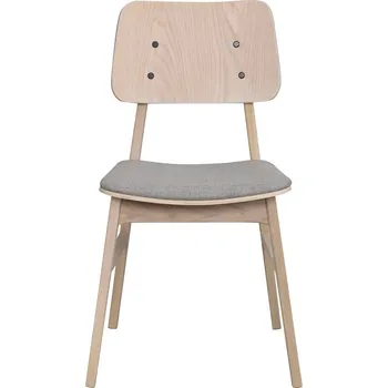 Jídelní židle Rowico Dubové jídelní židle, bílý/hnědý/černý, Nagano Barva: Bílá; Světlé šedá