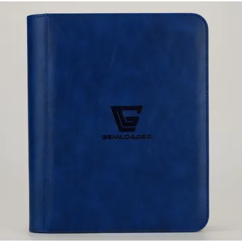 Sběratelství Premium Album na toploadery 112 ks se zipem, modré