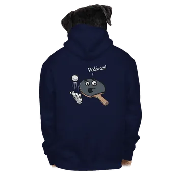 Pánská mikina Bastard Podávám odpal pánská mikina na zip Navy