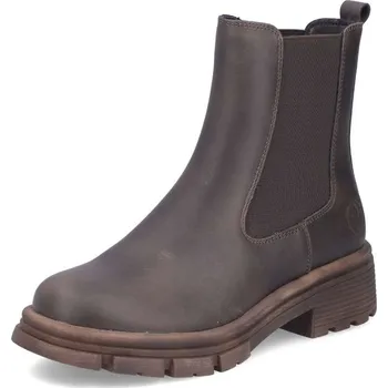 Dámské kozačky Dámská kotníková obuv RIEKER 91480-25 hnědá W5 41