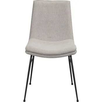 Jídelní židle Rowico Jídelní židle, čalouněné, černé nohy, Lowell Barva: Šedá; Černá