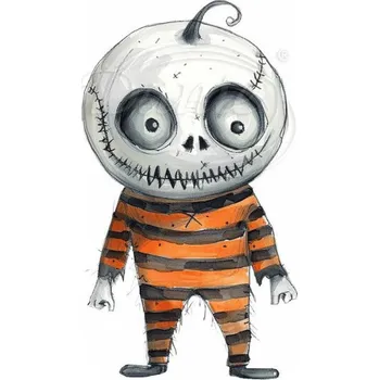 Textilní nažehlovací páska Dante Nažehlovačka Kreatura - 6 x 5,5 cm