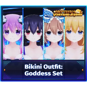 Počítačová hra Neptunia Virtual Stars - Bikini Outfit: Goddess Set DLC