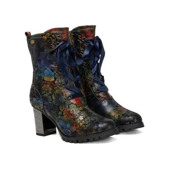 Dámské kozačky Polokozačky Laura Vita Kateo 07 Černá 36