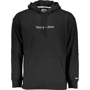 Cizojazyčná kniha Tommy Jeans Sweatshirt - TJM REG LINEAR HOODI black Tommy Hilfiger černá 2831530