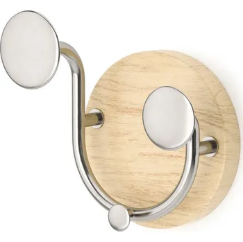 Věšák Umbra Melody Valet přírodní-stříbrná stříbrná