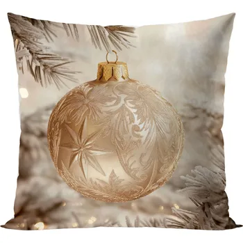 Polštář Vánoční polštář CHRISTMAS BALL 40x40 cm Mybesthome Varianta: Povlak na polštář s výplní, 40x40 cm