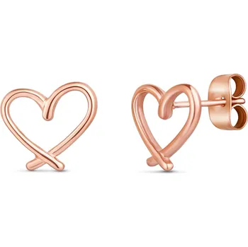 Šperk Náušnice Emery Rose Gold VUCH bílá | krémová | růžová 2523545