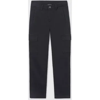 Chlapecké kalhoty Dětské kalhoty Mayoral 7566.7D.Junior.9BYA černá 99X, vel. 128