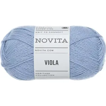 Příze Novita Viola 109 Světle modrá (Ponožková příze Viola Gezeiten)