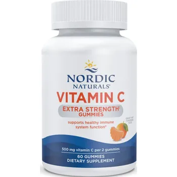 Nordic Naturals - Vitamín C - Extra strength, 60 gumových bonbónů