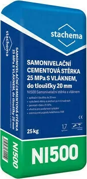 Stachema NI500 Samonivelační stěrka s vláknem 25 kg
