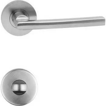 Dveřní kování COBRA spol. s r.o. Kování rozetové BEÁTA nerez klika/klika, rozeta kulatá WC