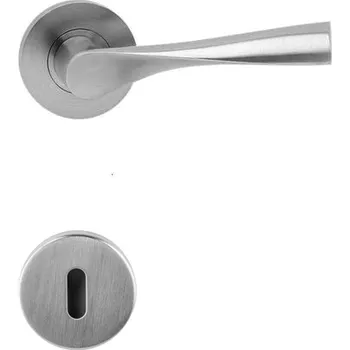 Dveřní kování COBRA spol. s r.o. Kování rozetové AGÁTA nerez klika/klika, rozeta kulatá dozická