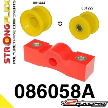 Silentblok nápravy Silentblok řazení Sport 086058A (polyuretanové tvrdé tuningové lůžko silentblok řazení Sport)
