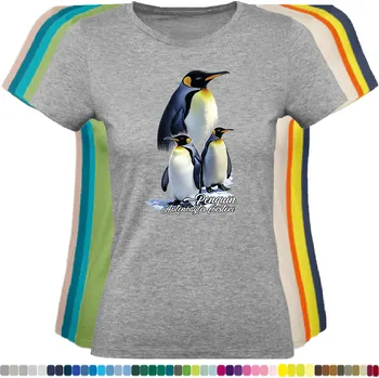 Dámské tričko damske-levne-bavlnene-tricko-digitalni-potisk-tucnak-cisarsky Barva: Grey melange - šedá směs, velikost: XXL