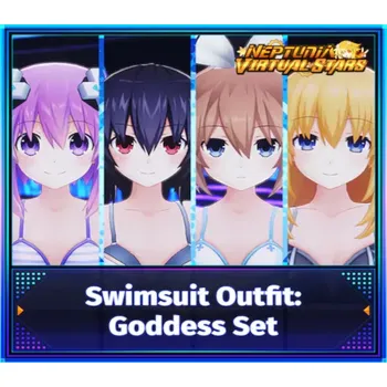 Počítačová hra Neptunia Virtual Stars - Swimsuit Outfit: Goddess Set DLC