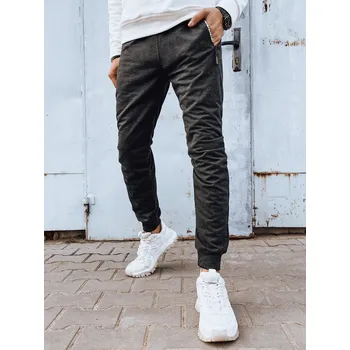 Pánské teplákové kalhoty Barva tmavě šedá DSTREET DStreet černá 2704890