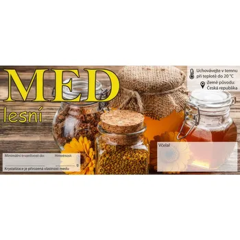 JaHan Etiketa MED - lesní, typ 1