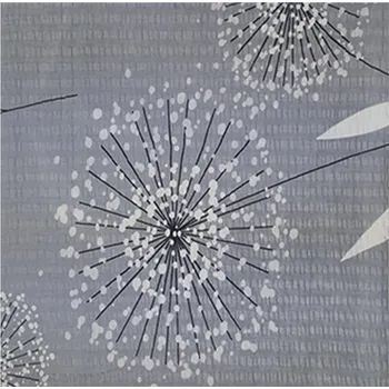 Povlak na polštářek Dekorační krepový povlak na polštářek 40x40 - Pampeliška šedá