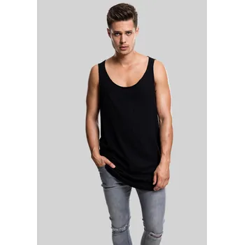Dámská móda Loose Tank s dlouhým tvarem a otevřeným okrajem černá Urban Classics černá 2544666