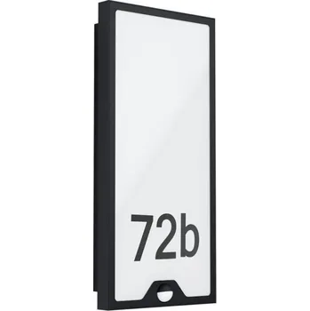 Venkovní osvětlení Eglo 780421 - LED Domovní číslo se senzorem CASAZZA LED/16W/230V IP44