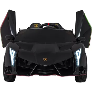 Dětské elektrovozidlo RKToys Elektrické autíčko Lamborghini Veneno 4x4 bílá černá