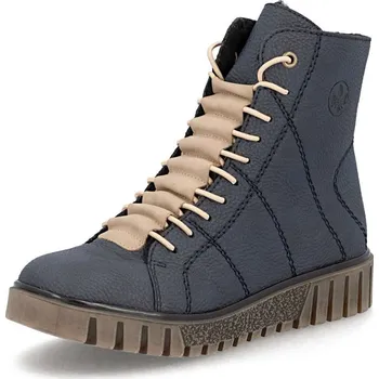 Dámské kozačky Dámská kotníková obuv RIEKER Y3420-14 modrá W5 40