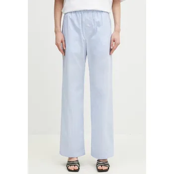 Dámské kalhoty Bavlněné kalhoty Fiorucci Striped Logo U02SPBPA299CO01BL02 modrá 50X, vel. M